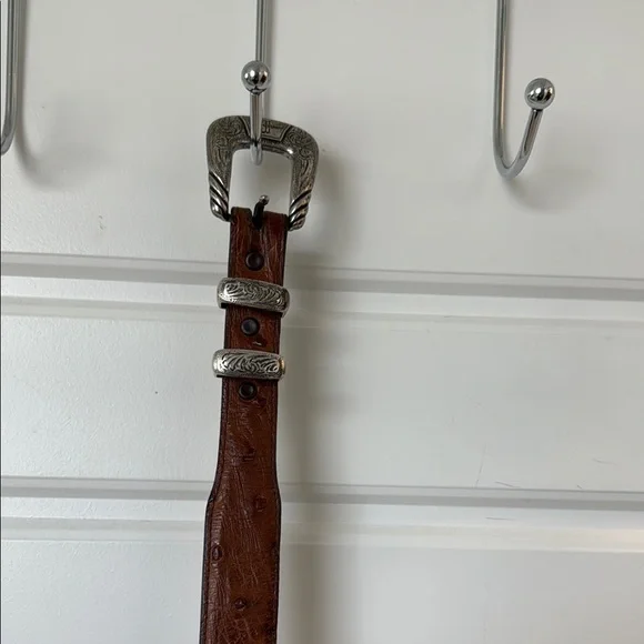 Lucchese Ostrich Belt - Picture 1 of 6